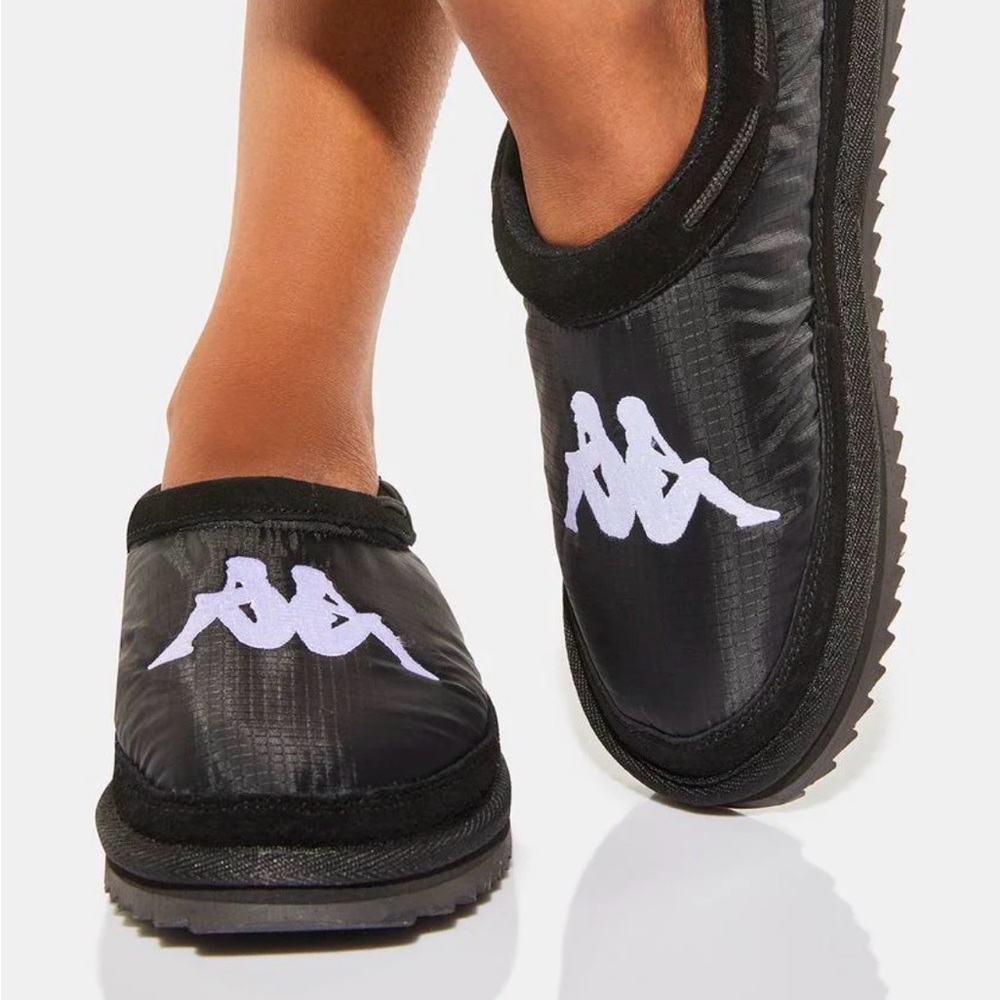 Kappa Black &White Mules Women’s size 8.5 Men’s 7 EU39